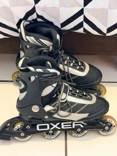 Roller Inline Oxer ABEC-7 com Base de Alumínio