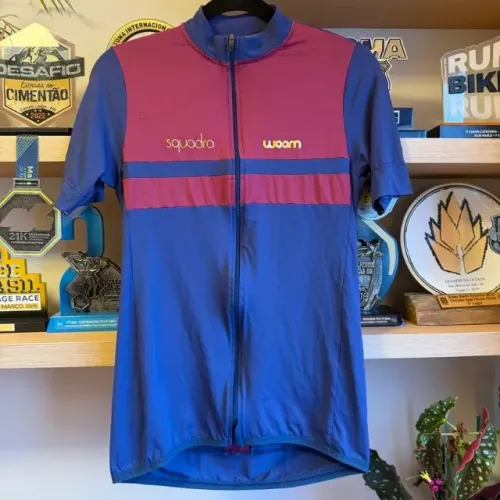 camisa de ciclismo woom squadra masculina g