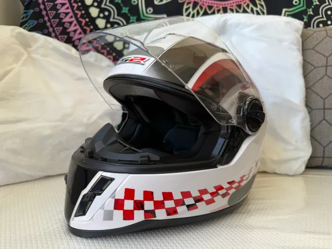 Capacete LS2 FF392 Chrono Jr Tam 52 - Estado de Novo