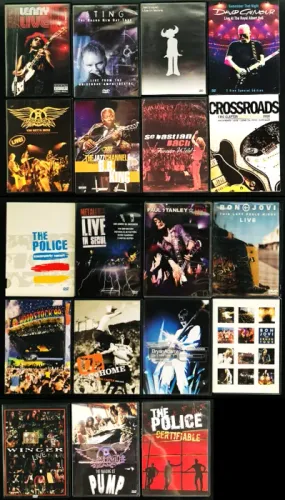 Coleção DVDs Shows - Rock Internacional
