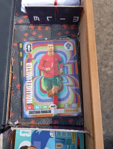 Card limited edition do Cristiano Ronaldo