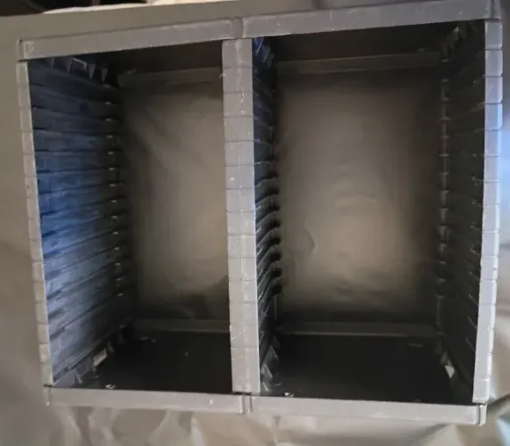 Organizador modular Duplo de CDs - espaço para 30 unidades