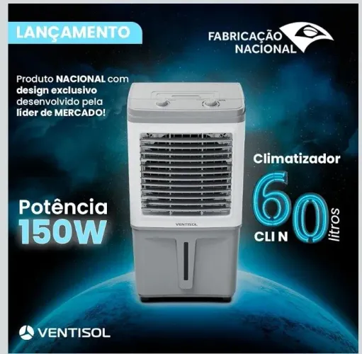 Climatizador Ventisol 60 litros 150W