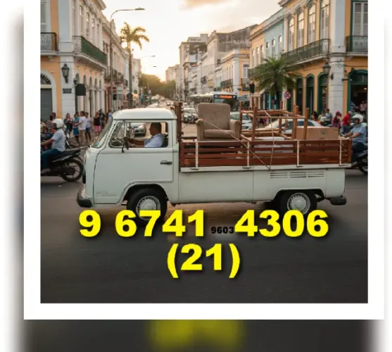 Frete (21) 9/6741/4306 Atendo Bangu, Realengo, Campo Grande e toda região com Paulo