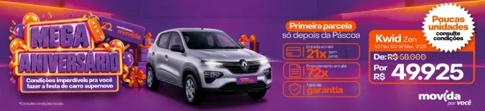 Renault Kwid Zen 1.0 Flex 12V 5P Mec. 2025