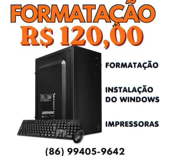 Manutenção e Formatação de Windows