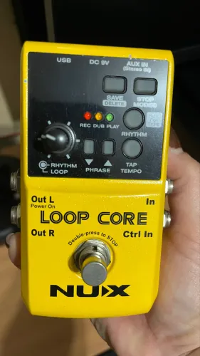Pedal Looper NUX Loop Core Amarelo