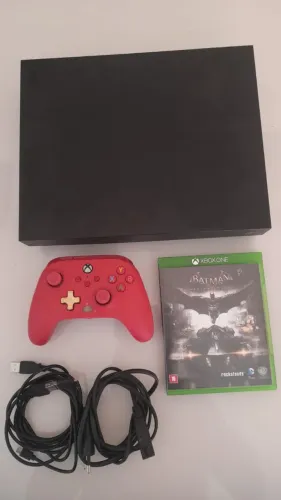 XBOX ONE X 4K COM CONTROLE GAMESIR + JOGO