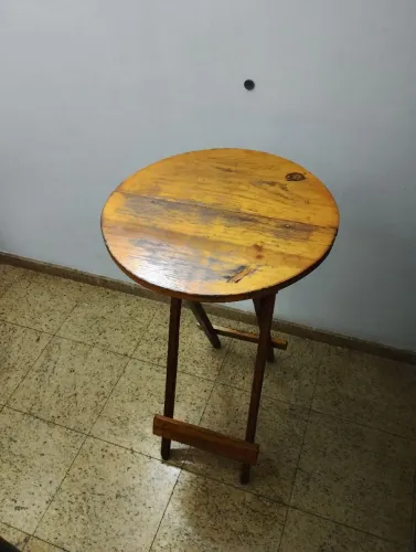 Mesa bistrô alta dobrável