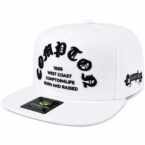 Boné Compton Raised Branco 1888 Branco