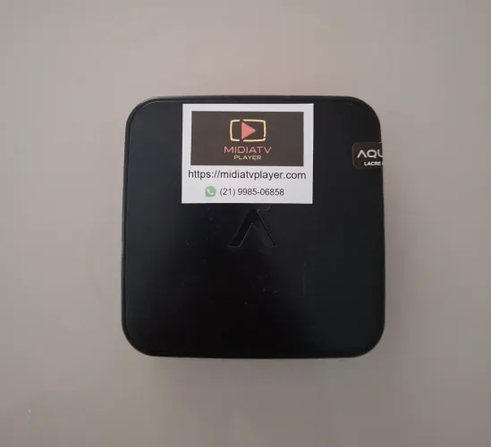 TV Box com App de Mídia Indoor instalado