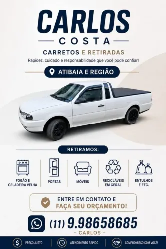 Carretos e e retirar recicláveis