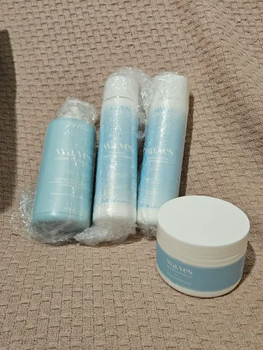 Linha Waves, Shampoo, Condicionador, Creme Para Pentear, Máscara Para Cabelo Cacheado 