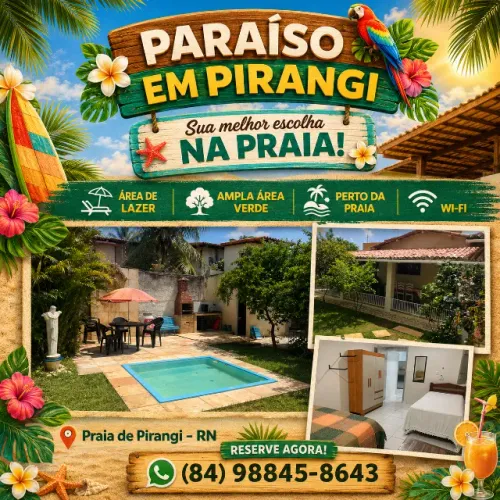 Casa em condomínio em Pirangi Praia -  Aluguel por Temporada ou anual 