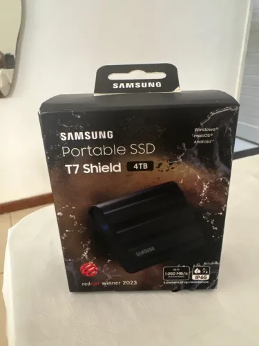 ssd externo samsung t7 shield 4tb preto