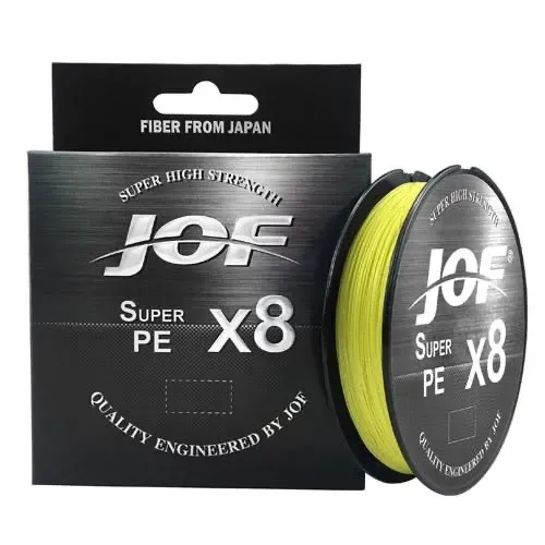 Linha Multifilamento X8 300m - 30lbs (13.6kg) - 0.23mm - Amarela (Bem fina) NOVA CAIXA