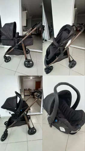 Carrinho de Bebê 3 em 1 - Galzerano