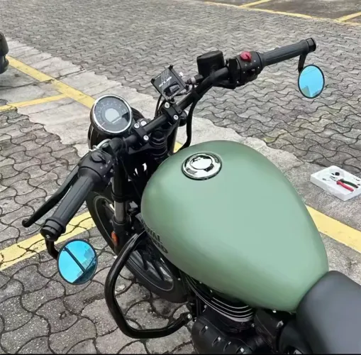 Retrovisor ponta de guidom Royal Enfield