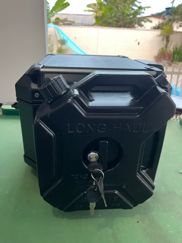 TOP CASE ORIGINAL TRIUMPH + GALÃO RESERVA - EXCELENTE ESTADO