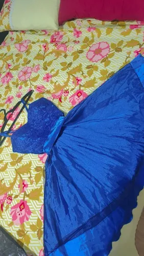Vestido de festa azul Royal
