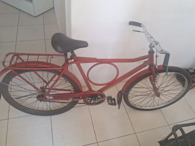 BICICLETA BARRA CIRCULAR RELÍQUIA E PRONTA PRA RODAR