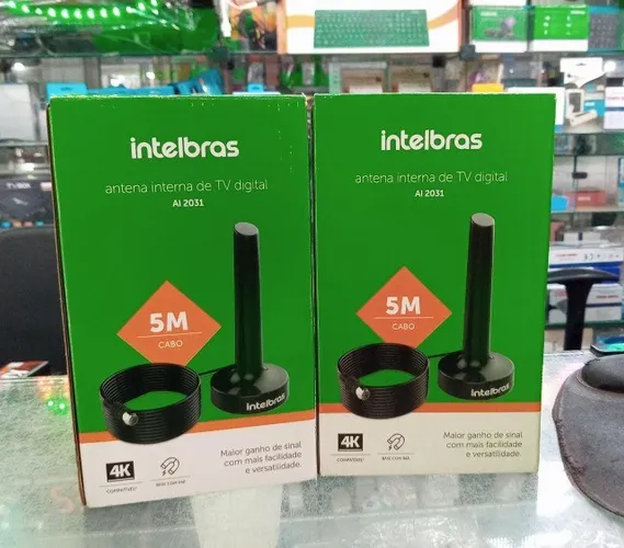 Antena Interna de TV Digital Al 2031 Intelbras (Distribuidora JK Eletrônicos)