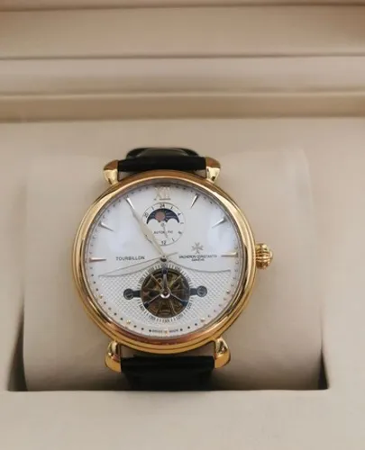 Relógio Vacheron Constantin Tourbillon Dourado Novo