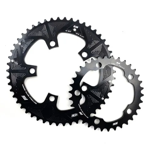 Coroas Dupla Bicicleta Speed Nottable 50-34 para Pedivelas 5 Furos BCD 110mm 8946