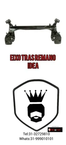 Eixo traseiro fiat ideia 