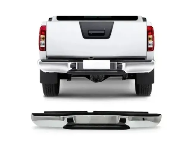Parachoque Traseiro Nissan Frontier 2008 à 2016 - Cromado - FPI