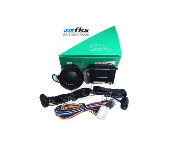 Alarme Automotivo fks FK 905 Com Controle De Presença Universal plus C/ 2 Controles E Anti