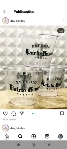 Balde de gelo personalizado