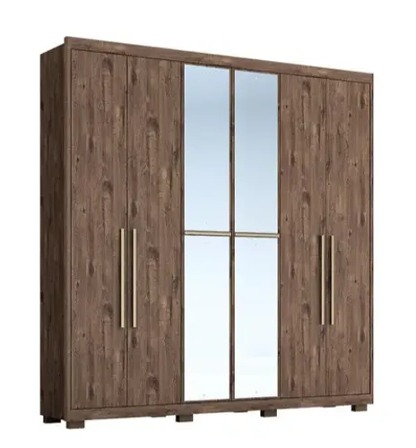 Guarda Roupa Carolina 100% MDF - Entrega/Montagem Grátis para Fortaleza