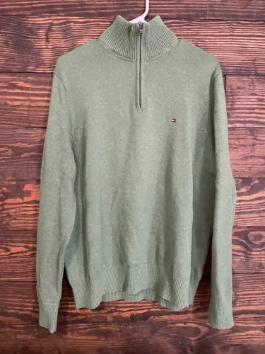 Suéter meio zíper gola alta Tommy Hilfiger