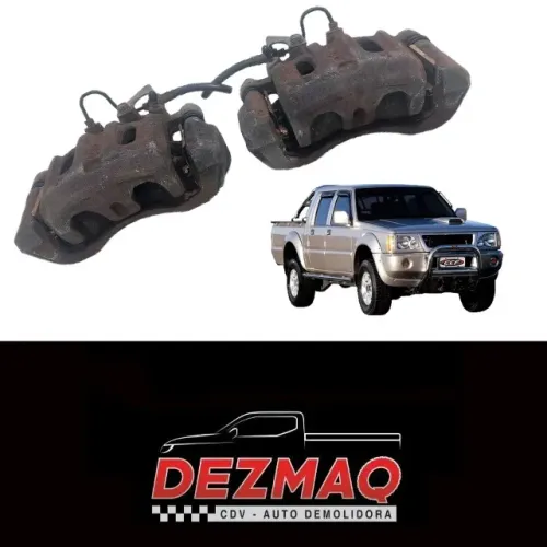 Par Pinça de Freio Mitsubishi L200 Gl Gls Quadrada 1995/2006