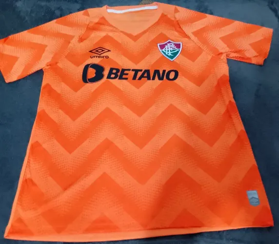 Camisa G Umbro Fluminense Goleiro 2024 Laranja