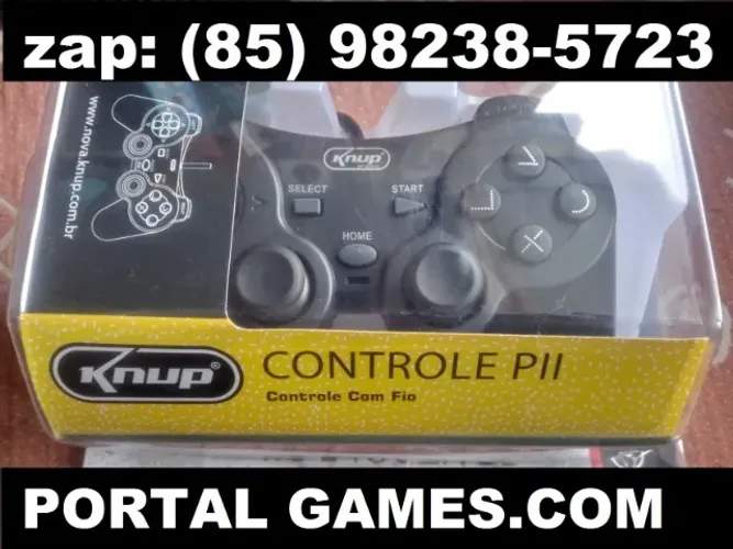 controle para play 2 com fio novo na caixa novinho