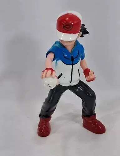 Boneco Ash Ketchum Pokémon.