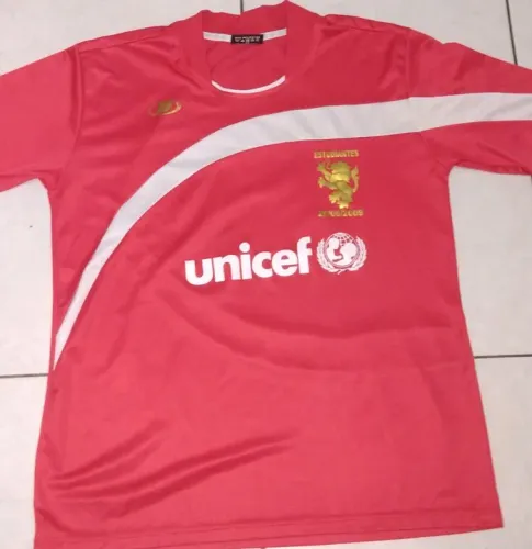 Camiseta Original Oficial Estudantes Unicef - Vermelha