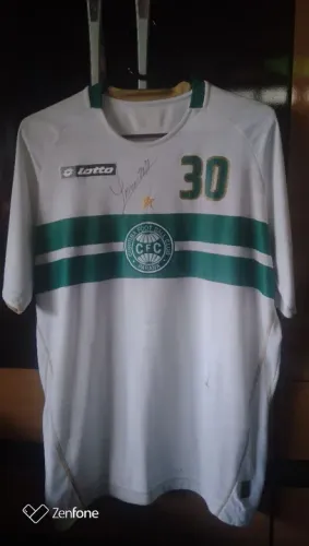 Camisa Coritiba Lotto do centenário, assinado pelo general Donizetti Galo Atlético Mineiro
