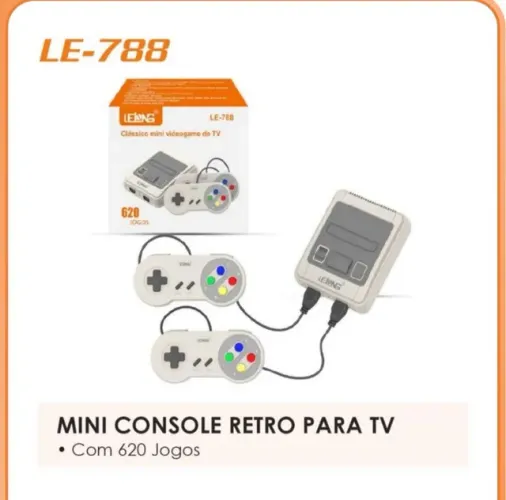 Game retrô 620 jogos