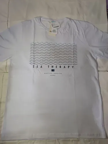 Camiseta Sea Therapy Rovitex - Masculina - Nova Com Etiqueta - Tamanho M