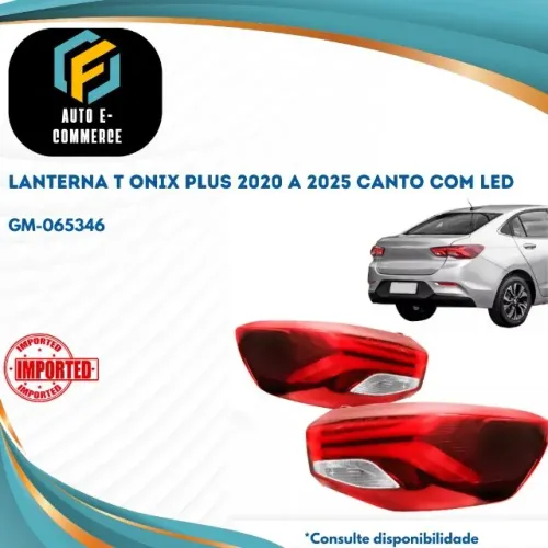 Lanterna Onix Plus 20 21 2022 2023 2024 2025 Canto Com Led
