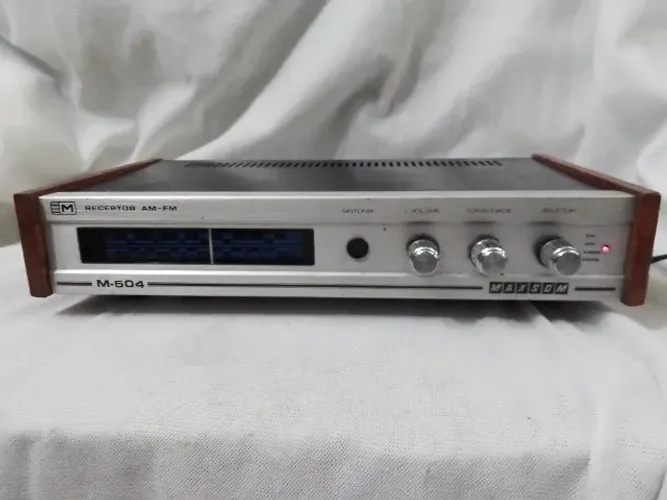 Sintonizador De Fm Aux Phono Maxsom M-504 Anos 70 No Estado