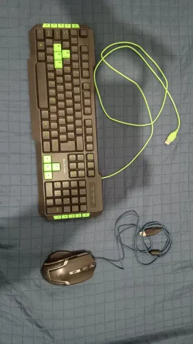 Kit Teclado e Mouse Gamer Multilaser