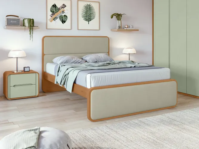 Cama Queen Zara Design Moderno t87