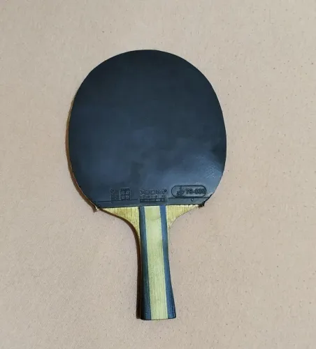Raquete Tênis de Mesa BORRACHA XIOM + MADEIRA SANWEY 