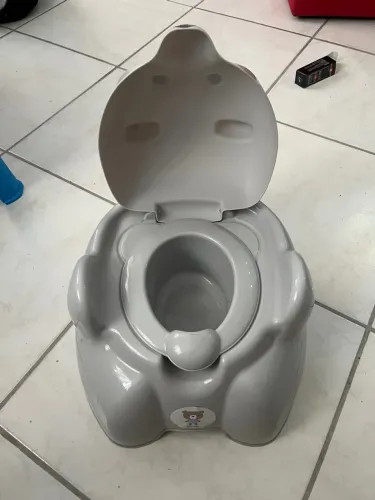 Penico Troninho Infantil Ursinho vaso sanitário bebê desfralde unissex