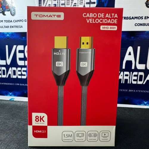 Cabo Hdmi 2.1 8K Reforçado 1.5M