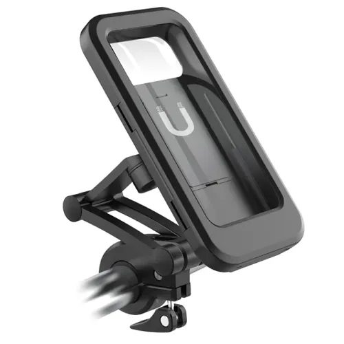 Suporte Celular para Moto e Bicicleta Impermeável IPX6 com Case de Segurança